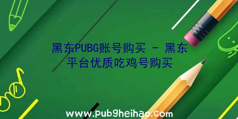 黑东PUBG账号购买